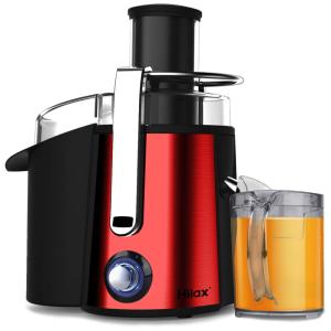 Centrífuga de Frutas com 2 Velocidades, Aço Inox, 700W, 110v, HILAX, Vermelho