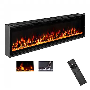 Lareira Elétrica TUAN 152x34cm 1500W