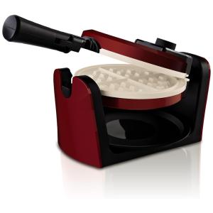 Máquina de Waffle Titanium Infused, 4 Fatias, 110v, OSTER CKSTWFBF10MR TECO, Vermelho