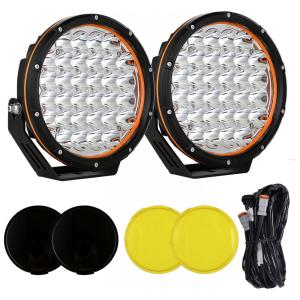 Farol de Milha LED Offroad com 48800 Lúmens e Luz Branca 30V, 2Un, BIGLIONX, Preto