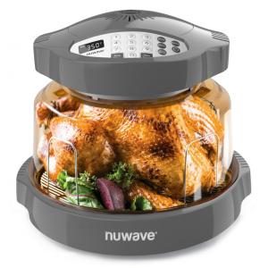 Nuwave Forno Infravermelho Pro Plus 2 Forno de Bancada Convecção 360 Surround Heat Controle Botões 150 V Cinza