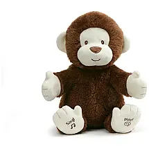 Pelúcia Macaco para Crianças Maiores de 1 Ano, GUND 6052184, Marrom