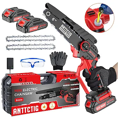 Mini Motosserra Elétrica Portátil para
