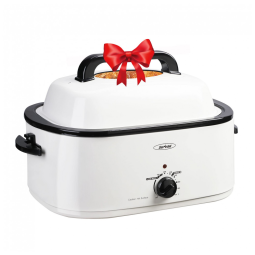 Panela Elétrica 26 Litros em Aço Inoxidável Com Função de Descongelar Aquecer, 110V, Sunvivi, Branca