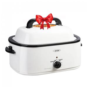 Panela Elétrica 26 Litros em Aço Inoxidável Com Função de Descongelar Aquecer, 110V, Sunvivi, Branca