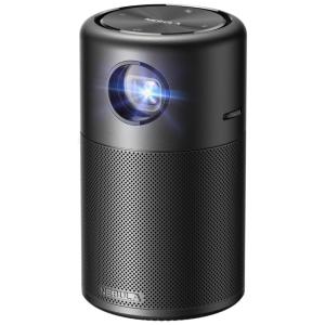 Mini Projetor Inteligente com Alto Falante 360 Graus e Projeção de até 100 Polegadas, NEBULA D4111111, Cinza