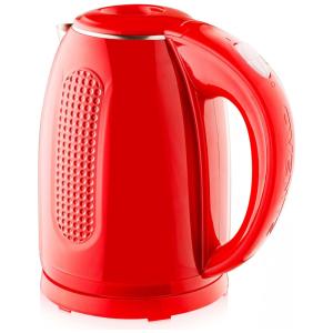 Chaleira Elétrica 1.7L em Aço Inoxidável com Desligamento Automático, 1100W, 110v, OVENTE KD64R, Vermelho