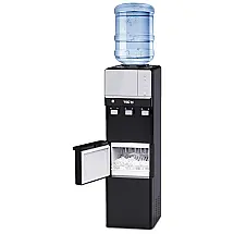 Máquina de Gelo 3 em 1, Produz 12 kg em 24H com Dispensador de Água Quente ou Gelada e Trava de Segurança para Crianças, 110V 500W, VECYS