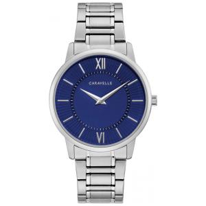 Relógio Masculino Analógico Quartzo de Aço Inoxidável, CARAVELLE 43A151, Prateado