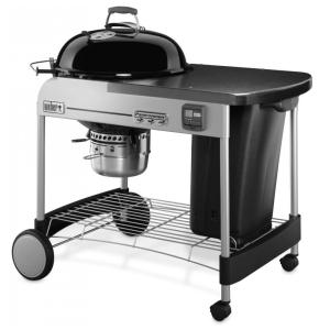 Performer Churrasqueira a Carvão Premium Serve até 13 Porções com Temporizador LCD, WEBER 15401001, Preto