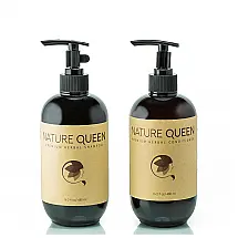 NATURE QUEEN Shampoo e Condicionador Ervas Unissex Detox Crescimento