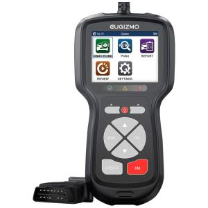 Scanner Automotivo Profissional Universal OBD2 com Diagnóstico, 12V, EUGIZMO, Preto