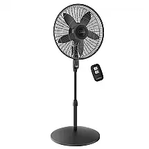 Ventilador de Piso com Altura Ajustável, Controle Remoto e 4 Velocidades, 110V 71W, Lasko S1844018, Preto