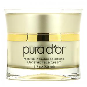 DOR Facial Anti Idade com 24K Puro para uma Pele Mais Firme e Jovem, 50 mL, PURA DOR 681, Dourado