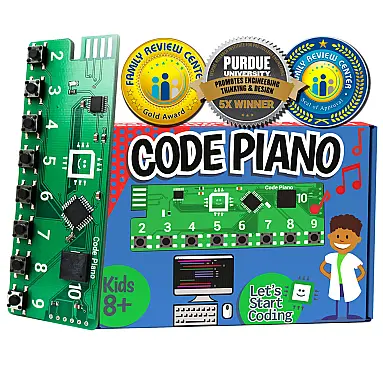 Piano Codificador: Brinquedo STEM para