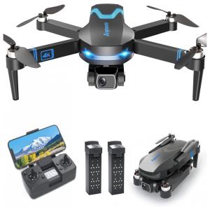 Lopom Drone com Câmera 4K GPS FPV 5G Longo Alcance de Controle 999 Metros, Preto