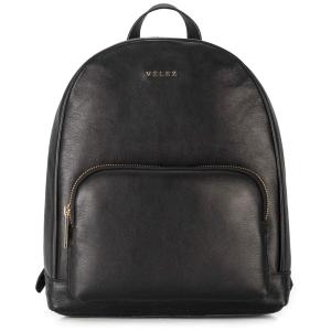 Mini Mochila Feminina de Couro Conversível para Bolsa de Ombro, VELEZ, Preto