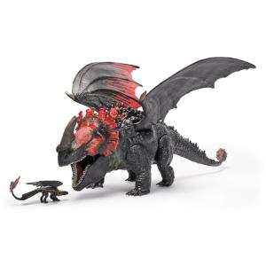 Dreamworks Dragons: Berk Universe Red Death Devouring Fury - Boneco de Dragão Banguela