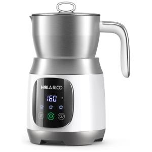 Espumador de Leite Elét para até 620 mL com Painel de Controle LED, 110v, HOLA RICO MMF 9304, Branco