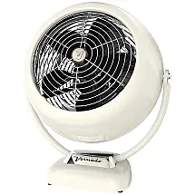 Ventilador Circulador de Ar de Metal Retro com 3 Velocidades, 110V 30W, Vornado VFAN Sr. CR1 0230 75, Branco