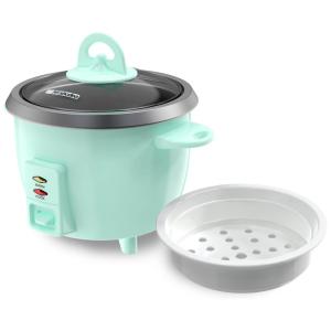 Panela de Arroz Elétrica Antiaderente até 3 xícaras não Cozidas, 110V, Mishcdea, Vermelha