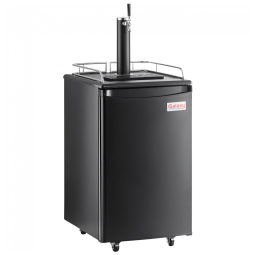 Galaxy Dispensador de Cerveja com Torneira Única Preto Capacidade 1/2 Barril 115V