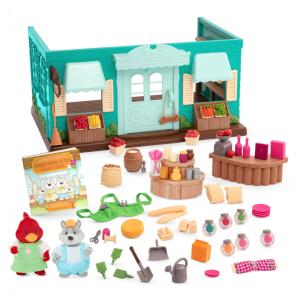 Brinquedo Estatuetas de Animais com Acessórios, para Crianças de 3 Anos ou Mais, BATTAT BATYJ WZ6813SZ, Verde