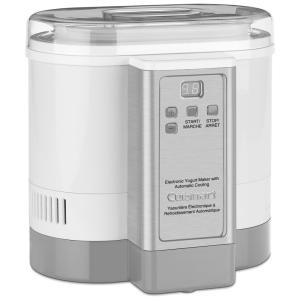 Iogurteira Resfriadora Resfriamento Automático 1,5 Litros, CUISINART CYM 100, Branco