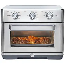 Forno Elétrico de Bancada 24 L com 7 Funções e Controle Manual 110V Aço Inoxidável, GE, Prata
