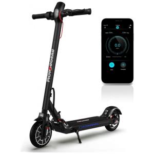 Patinete Elétrico Scooter 30 kmh com APP, para até 120 kg e Maiores de 13 Anos, HURTLE HURES18 M5, Preto