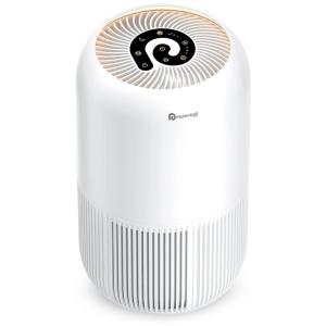 Purificador de ar HEPA Purificador de ar para alergias domésticas e pêlos de animais de estimação, filo HEPA verdadeiro filo de ar super