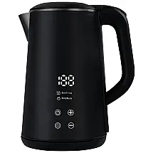 Chaleira Elétrica 1,6 L com Controle de Temperatura e Timer de 12H, 110V 1200W, Murasakino, Preta