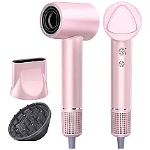 Secador de Cabelo YSATERY, Profissional Iônico Portátil de 160000 RPM com 500 Milhões de Íons Negativos, Secagem Rápida, Baixo Ruído