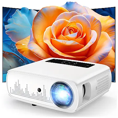 Mini Projetor 4K com Wi