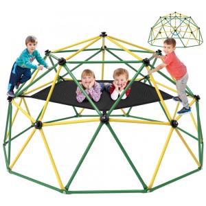 Cúpula de Escalada, Dome com Balanço de Rede para Crianças 3-10 anos, Jungle Gym Externo para Crianças Suporta 453kg,Hapsor