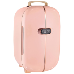 IKER Mini Geladeira para Skincare 12 Litros Portatil, 110V, 12V, Rosa