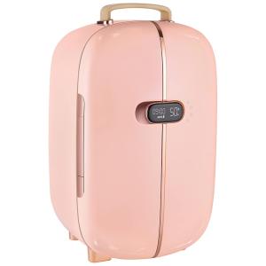 IKER Mini Geladeira para Skincare 12 Litros Portatil, 110V, 12V, Rosa