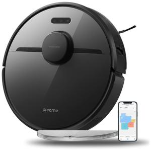 Aspirador de Pó Robô D9 Inteligente e Automático 4000Pa 150 Min de Ação com Mapeamento, 110v, DREAMETECH, Cinza escuro