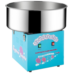 Máquina de Algodão Doce Elétrica em Aço Inoxidável, 110V 1000W, Great Northern Popcorn 6310, Azul