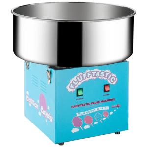 Máquina de Algodão Doce Elétrica em Aço Inoxidável, 110V 1000W, Great Northern Popcorn 6310, Azul