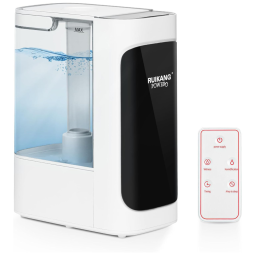 Umidificador Ultrassônico 5L com Névoa Ajustável, Difusor de Óleo Essencial, Disligamento Automático e Autonomia da Bateria de 50H