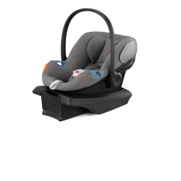 Cadeira de Bebe para Carro com Proteção Linear Contra Impactos Laterais, Apoio de Cabeça Ajustável em 11 Posições e Base Safelock