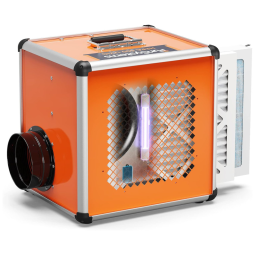 Purificador de Ar com 5 Estágios de Filtragem Avançada, Baixo Ruído, 115V, Purisystems, Laranja