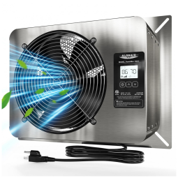 Ventilador de Parede com Classificação IP55 e Controlador de Temperatura, 115V 68W, ALORAIR, Prata