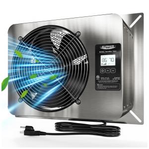 Ventilador de Parede com Classificação IP55 e Controlador de Temperatura, 115V 68W, ALORAIR, Prata