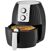 Fritadeira Elétrica AirFryer Antarctic Star 5L com Temperatura Ajustável, 110V, Preta
