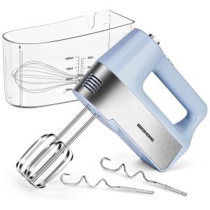 HM018 Batedeira de Mão com 5 Velocidades e Acessórios, 250W, 110v, REDMOND, Azul