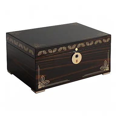 Humidor para Charutos Supreme Ébano
