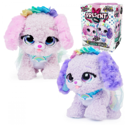 Cachorrinho Interativo Surpresa, Sai da Caixa Sozinho, com Mais de 100 Sons e Ações, Estilo Pode Variar