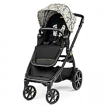 Carrinho de Bebê com Assento Reversível e Dobra Compacta Fácil, Peg Perego Ypsi, Preto e Dourado
